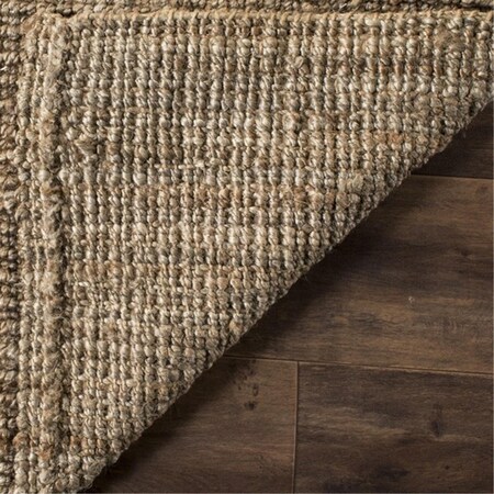 Safavieh 3 x 5 ft. Natural Fiber Hand Woven Small Rectangle Area Rug, Natural and Grey NF447M-3